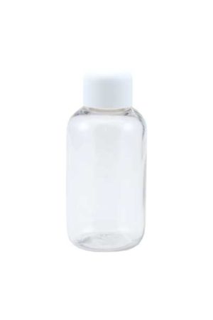 PET flacon 50 ml met witte dop (Zak à 15 stuks)