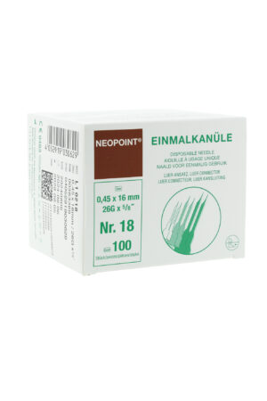 Neopoint Steriele Naaldjes Nr. 18 [Doos à 100 stuks]