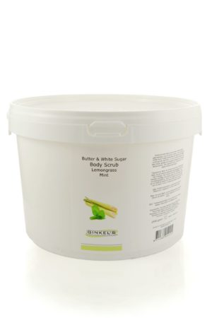 Butter & White Sugar Body Scrub – Lemongrass & Mint – 2500 gram