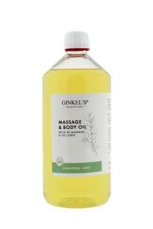 Massage & Body Oil – Eucalyptus & Mint – 1000 ml